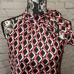 INC  Silk Halter Top with Neck Tie 14P